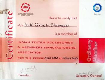 Certificate of Ordinary Member
